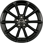 2DRV BY WHEELWORLD - WH28 SCHWARZ GLÄNZEND LACKIERT 9X20 LK:5/112 ET:37 ML:66,6